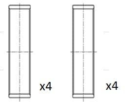 Coussinet de tête de bielle FAI AutoParts