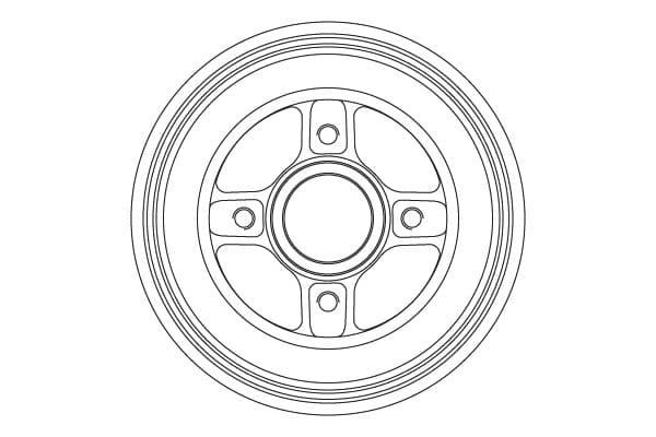 Tambour de frein TRW