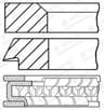 Jeu de segments de pistons GOETZE ENGINE