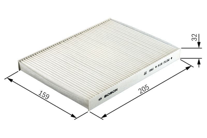 Filtre, air de l'habitacle BOSCH