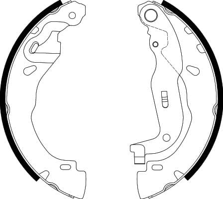 Jeu de mâchoires de frein TEXTAR