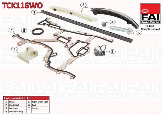 Kit de distribution par chaîne FAI AutoParts