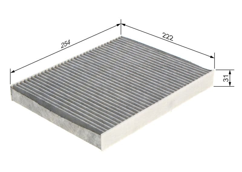 Filtre, air de l'habitacle BOSCH
