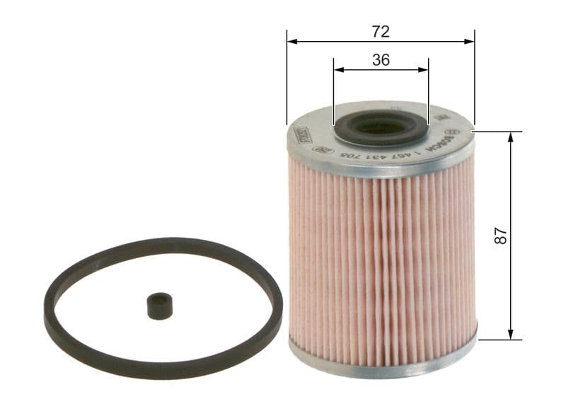 Filtre à carburant BOSCH