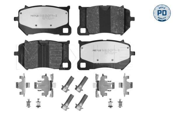Kit de plaquettes de frein, frein à disque MEYLE