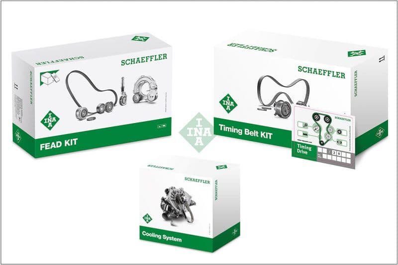 Pompe à eau + kit de courroie crantée Schaeffler INA