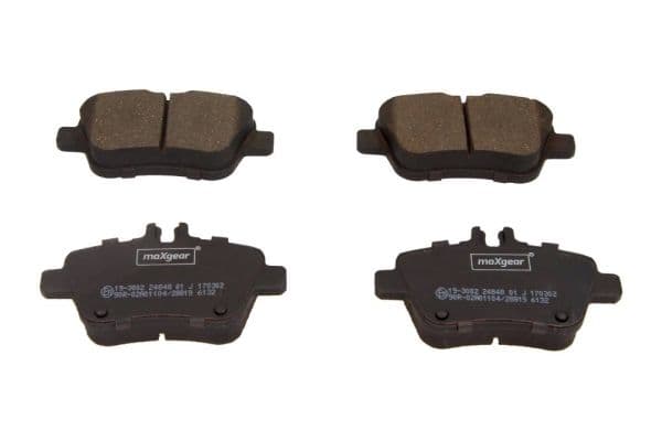 Kit de plaquettes de frein, frein à disque MAXGEAR