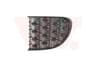 Grille de ventilation, pare-chocs VAN WEZEL