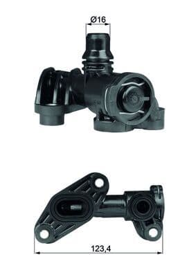 Thermostat, refroidissement d'huile MAHLE