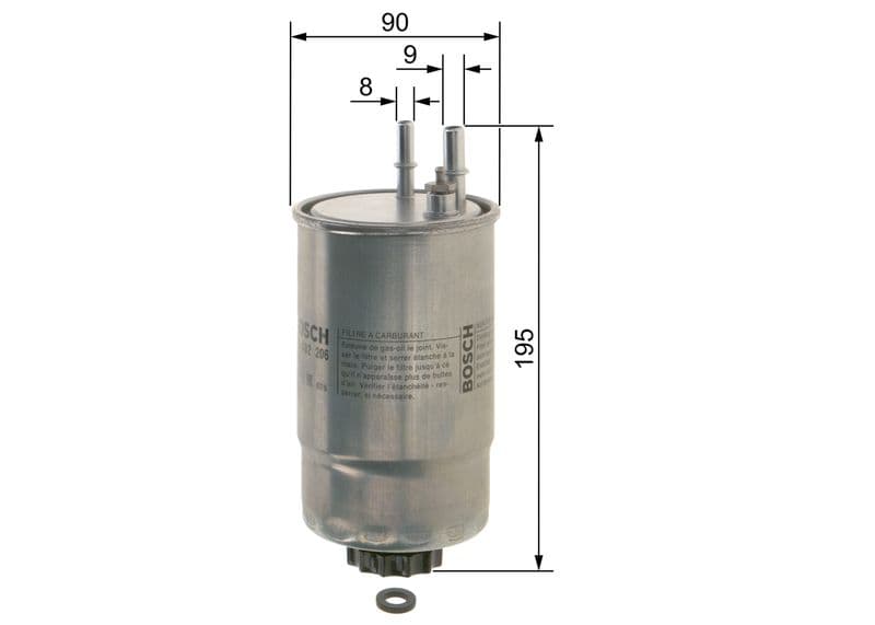 Filtre à carburant BOSCH