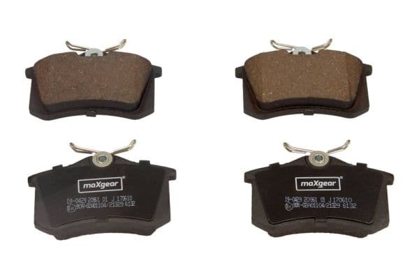 Kit de plaquettes de frein, frein à disque MAXGEAR