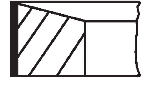 Jeu de segments de pistons MAHLE