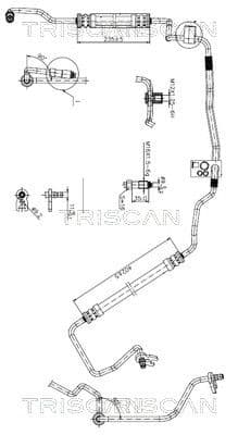 Tuyau hydraulique, direction TRISCAN