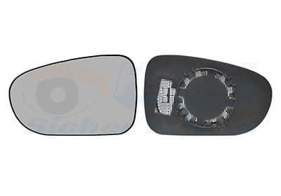 Verre de rétroviseur, rétroviseur extérieur VAN WEZEL