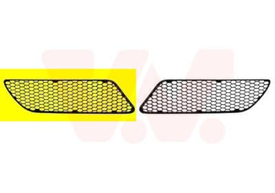 Grille de ventilation, pare-chocs VAN WEZEL