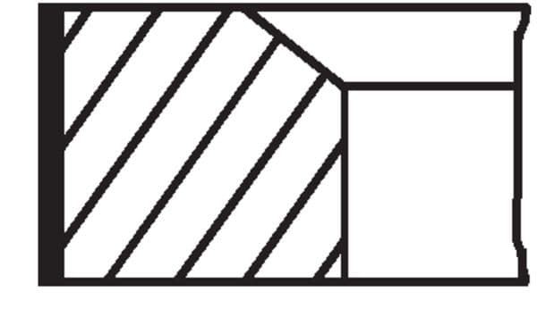 Jeu de segments de pistons MAHLE
