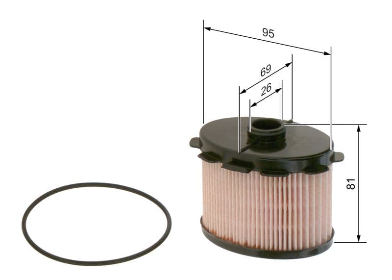 Filtre à carburant BOSCH