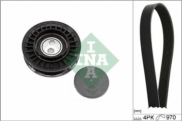 Jeu de courroies trapézoïdales à nervures Schaeffler INA