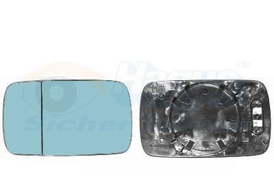 Verre de rétroviseur, rétroviseur extérieur VAN WEZEL