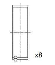Coussinet de tête de bielle FAI AutoParts