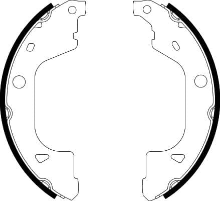 Jeu de mâchoires de frein TEXTAR