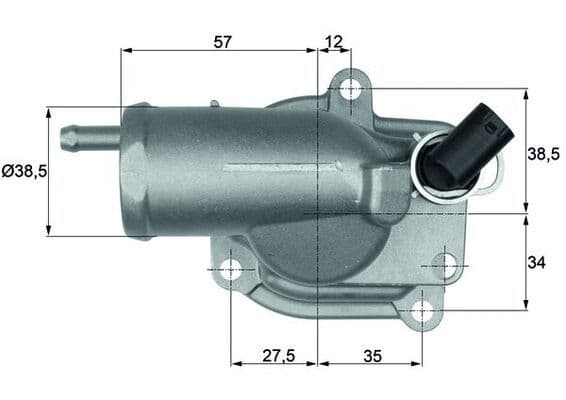 Thermostat, liquide de refroidissement MAHLE