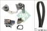 Pompe à eau + kit de courroie crantée Schaeffler INA