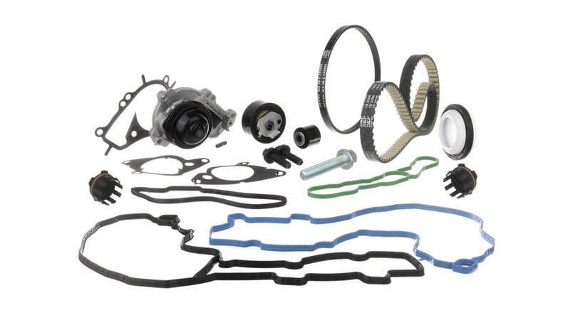 Pompe à eau + kit de courroie crantée SKF