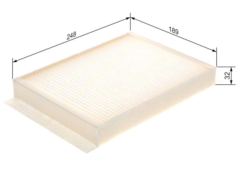 Filtre, air de l'habitacle BOSCH