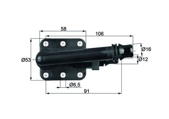 Thermostat, refroidissement d'huile MAHLE