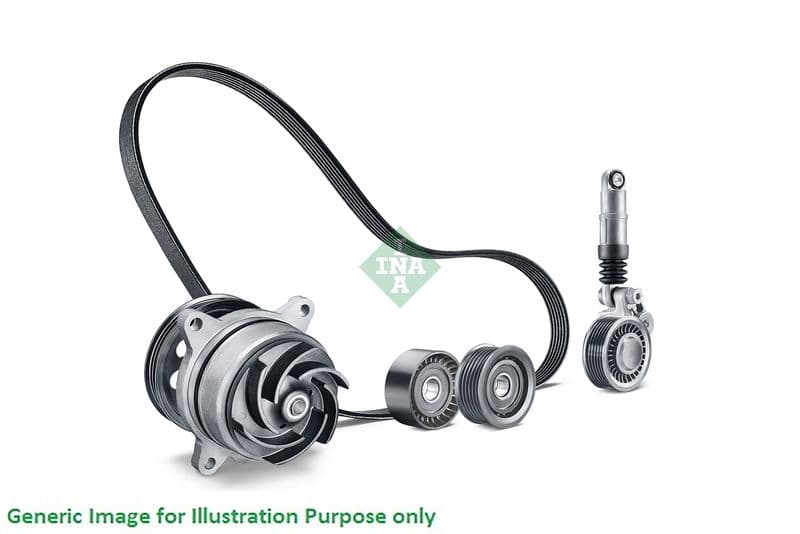 Pompe à eau+Jeu de courroie trapézoïdale à nervures Schaeffler INA