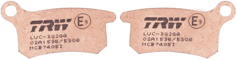 Kit de plaquettes de frein, frein à disque TRW