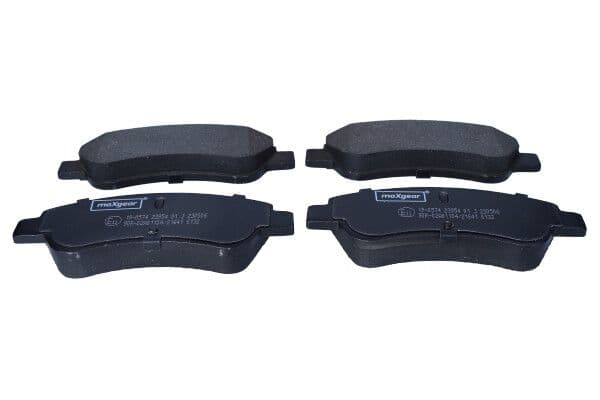 Kit de plaquettes de frein, frein à disque MAXGEAR