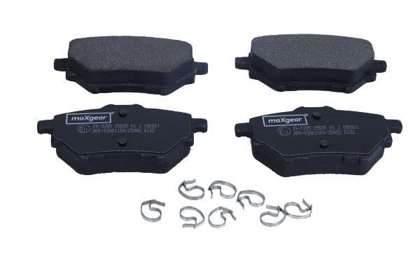 Kit de plaquettes de frein, frein à disque MAXGEAR