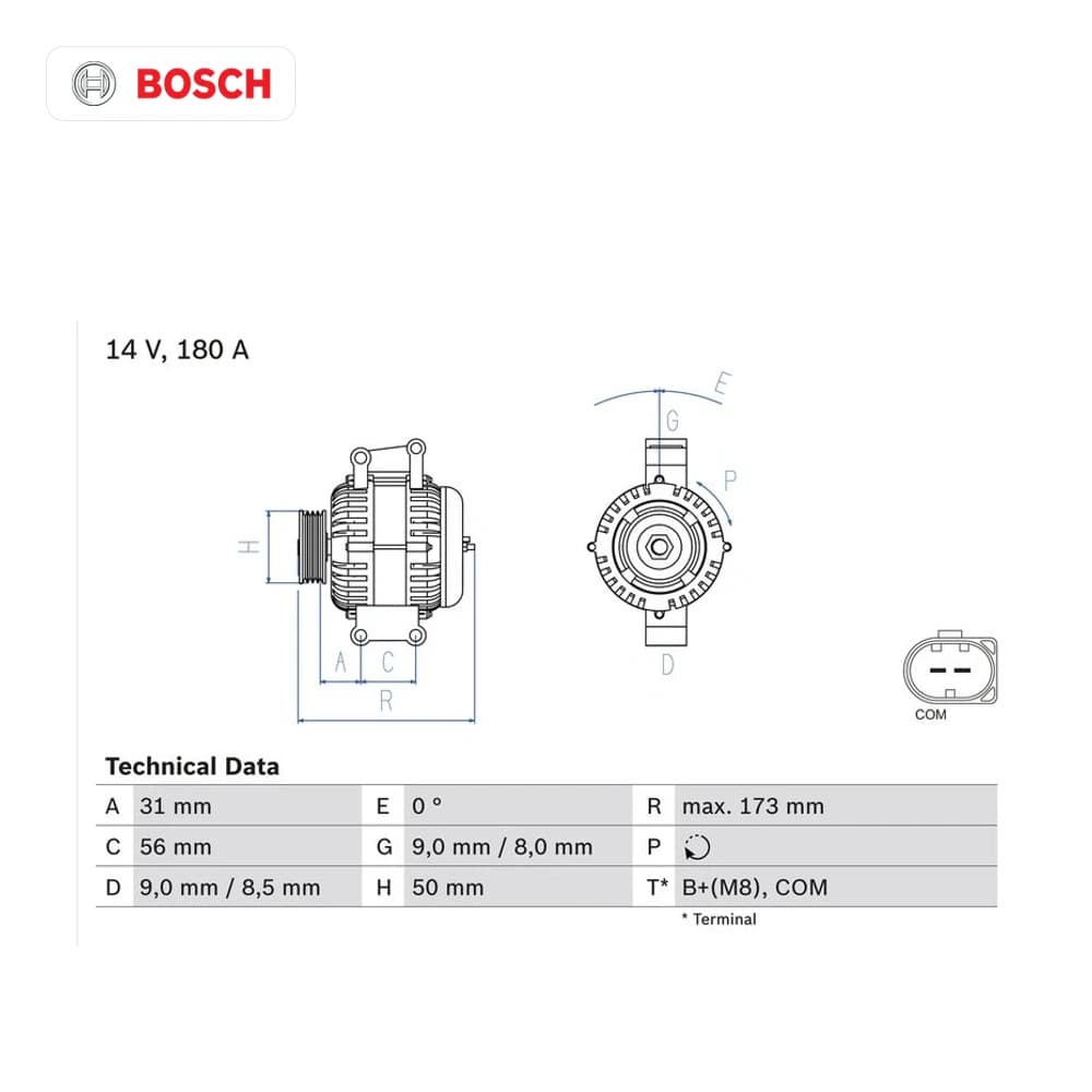 Alternateur BOSCH