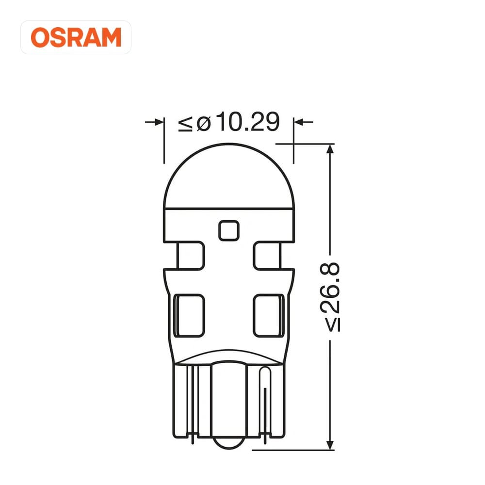 Ampoule, éclairage intérieur ams-OSRAM
