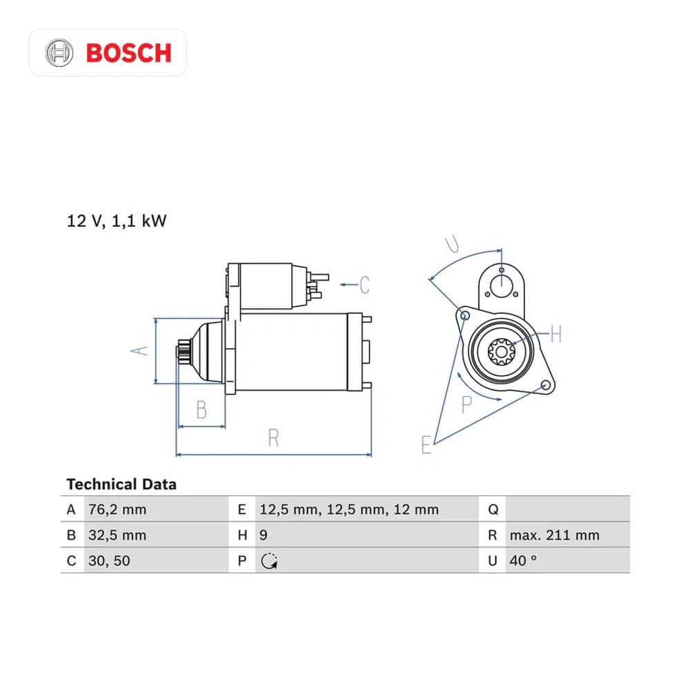 Démarreur BOSCH