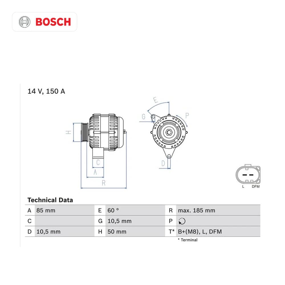 Alternateur BOSCH