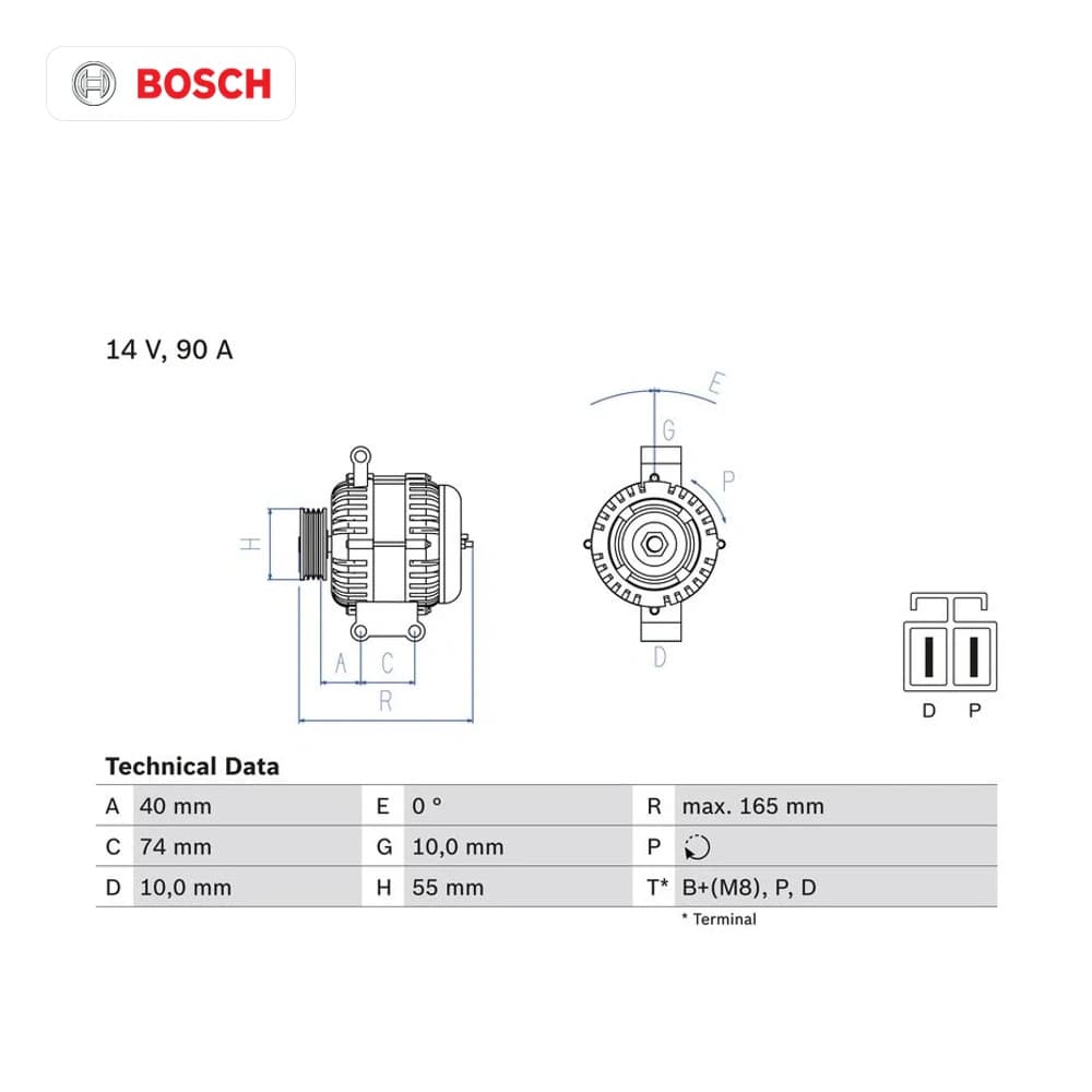 Alternateur BOSCH