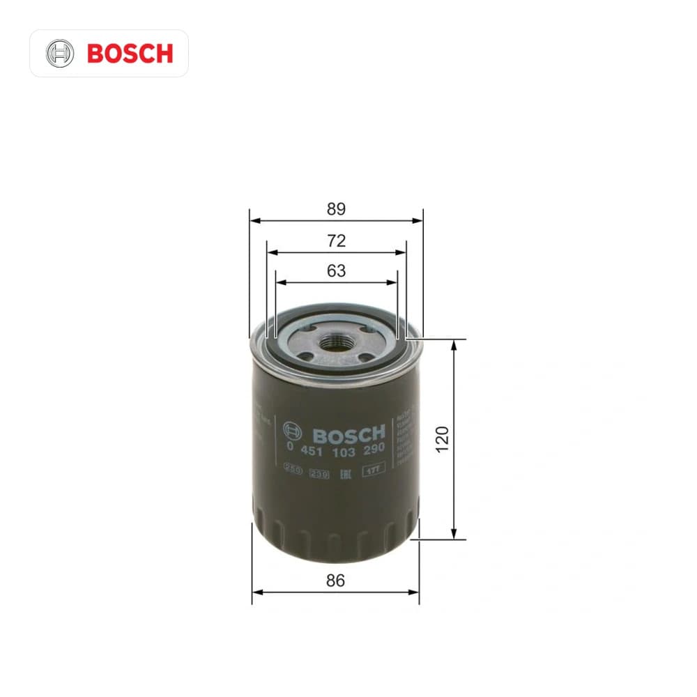 Filtre à huile BOSCH