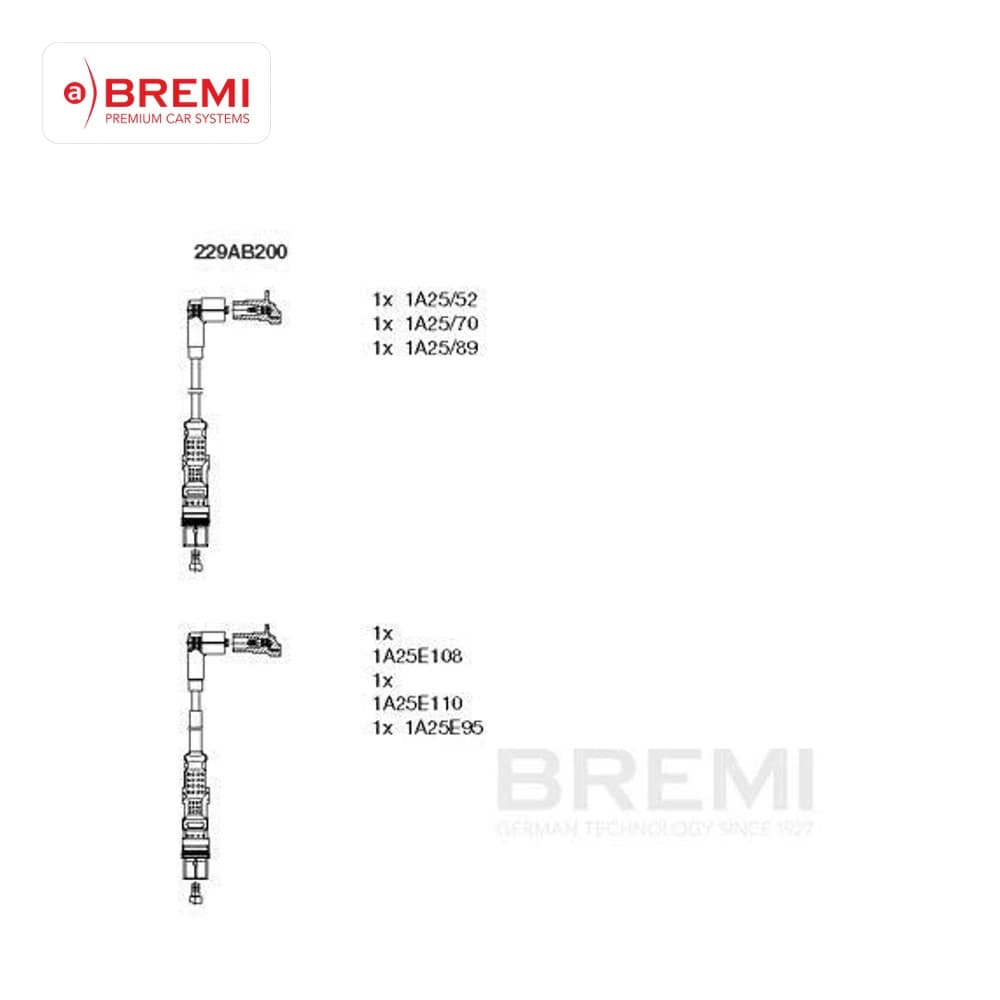 Kit de câbles d'allumage BREMI