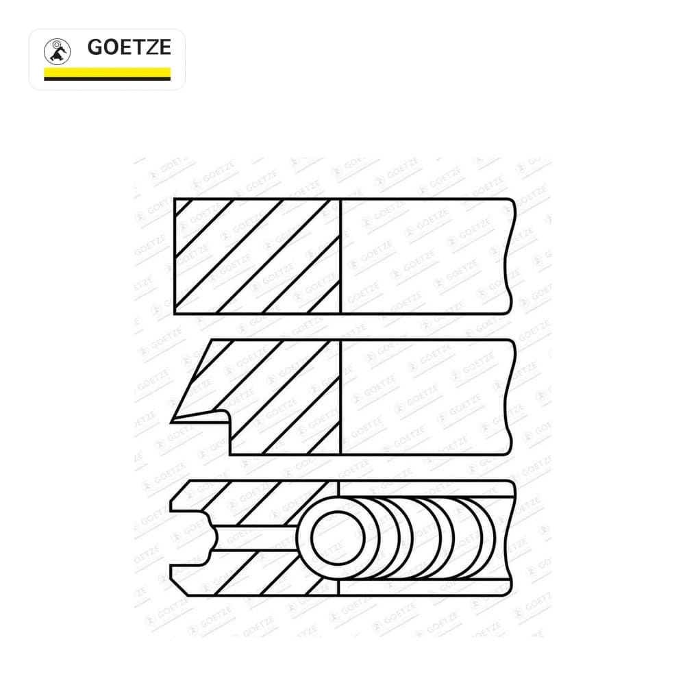 Jeu de segments de pistons GOETZE ENGINE