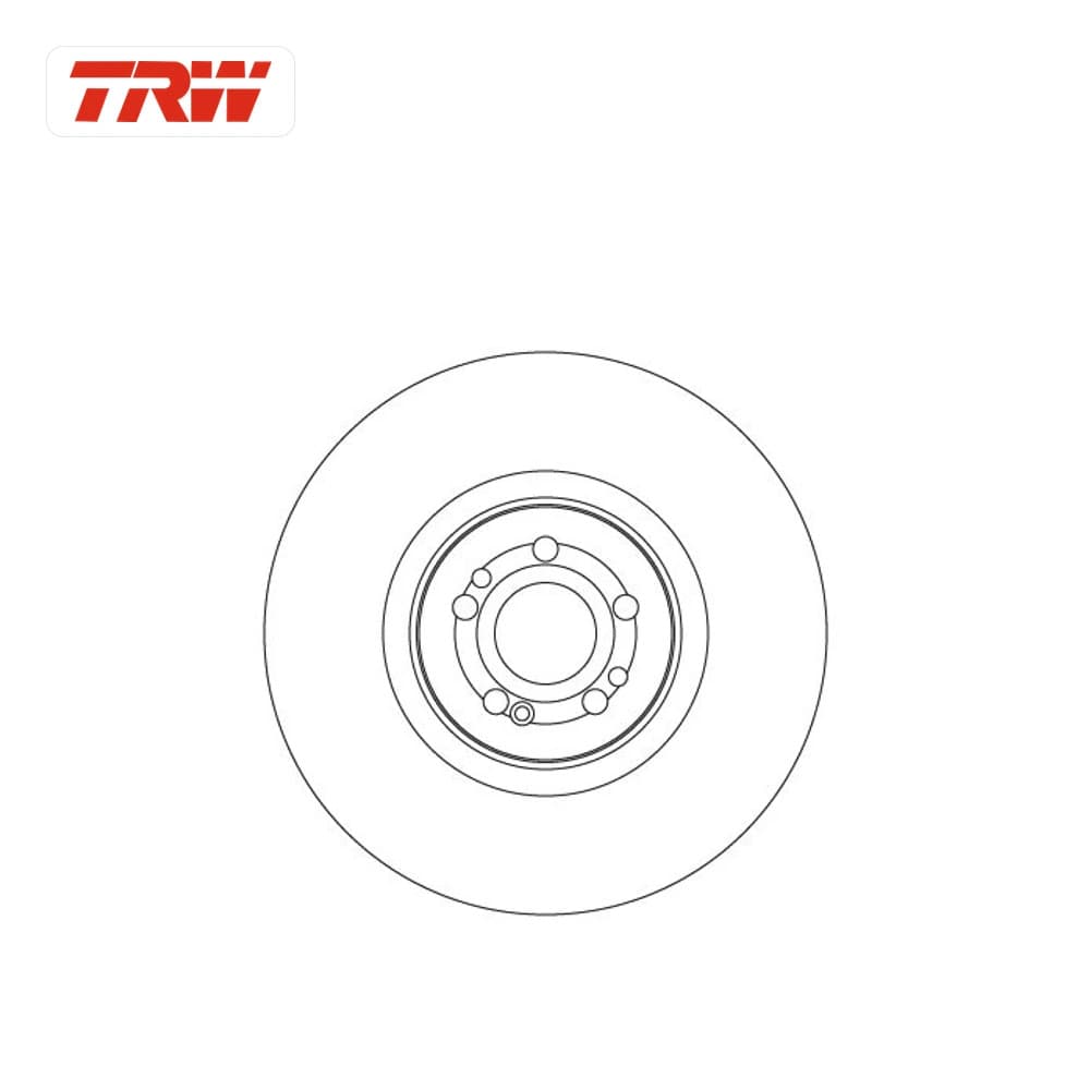 Disque de frein TRW