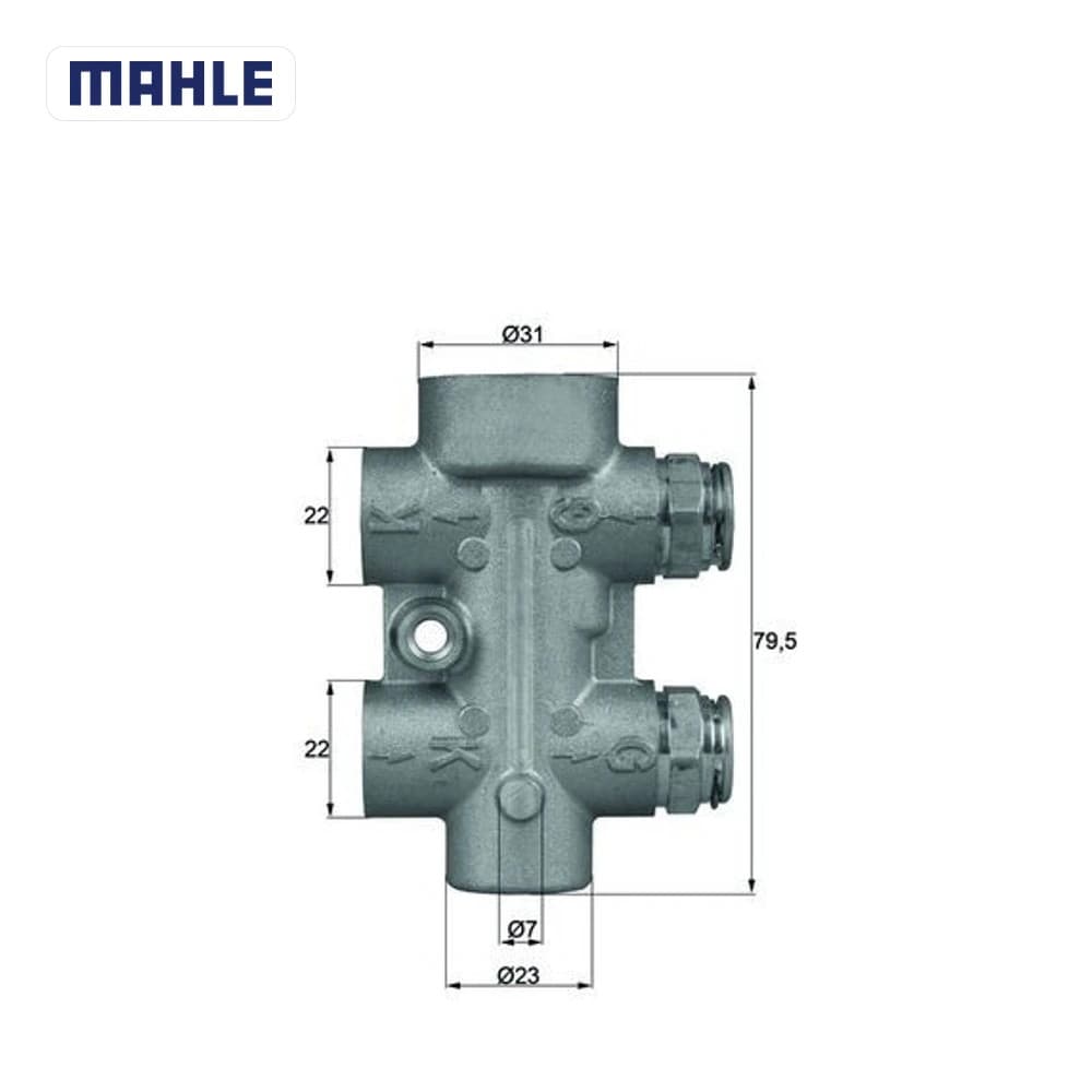 Thermostat, refroidissement d'huile MAHLE
