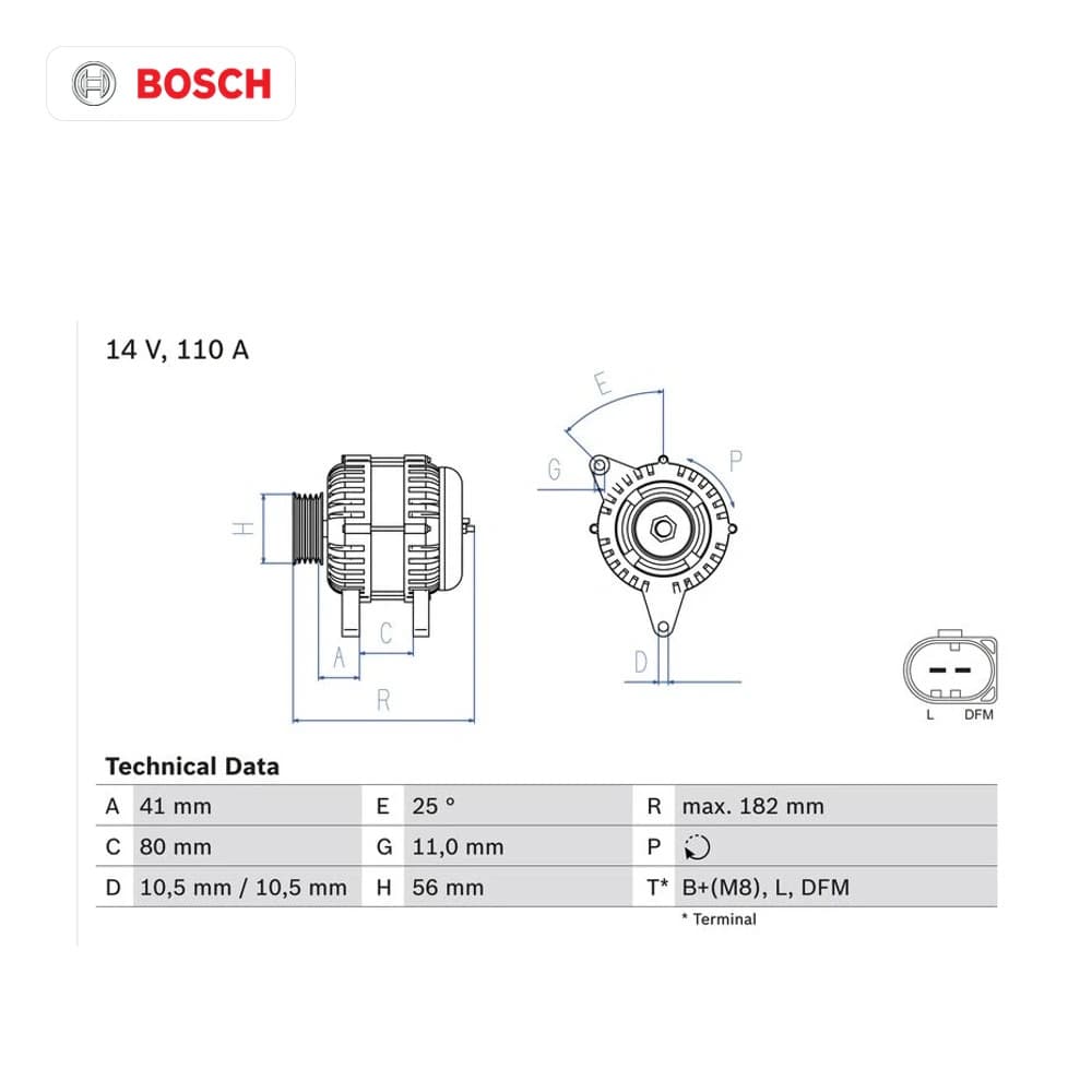 Alternateur BOSCH