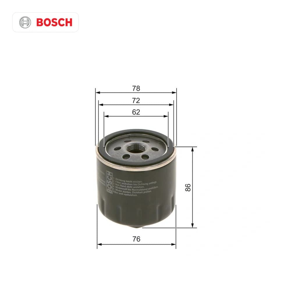 Filtre à huile BOSCH