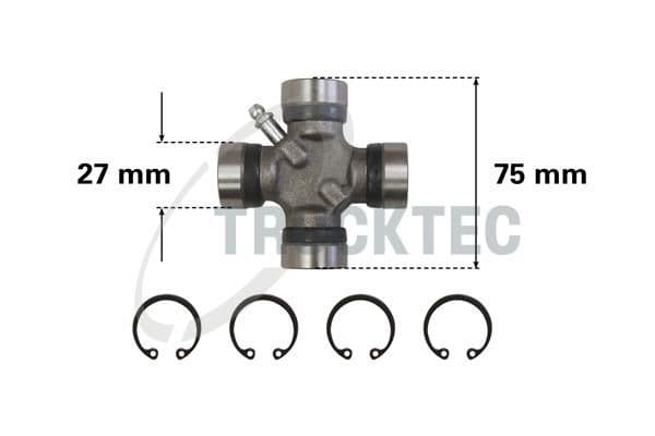 Joint, arbre de transmission TRUCKTEC AUTOMOTIVE