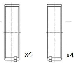 Coussinet de tête de bielle FAI AutoParts