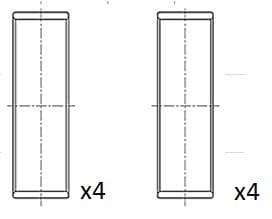 Coussinet de tête de bielle FAI AutoParts