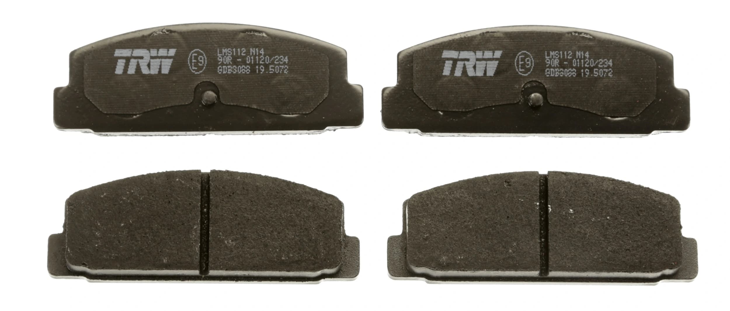 Kit de plaquettes de frein, frein à disque TRW Automotive